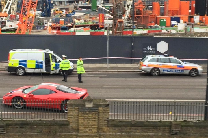 The car after the crash