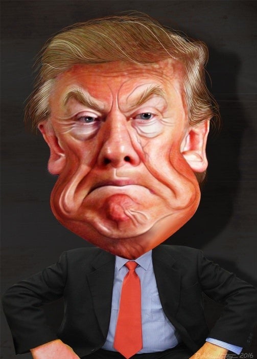 Donald Trump Cariciture by DonkeyHotey