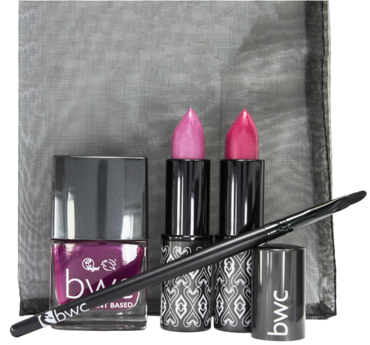 Beauty Without Cruelty's lip and nail kit.