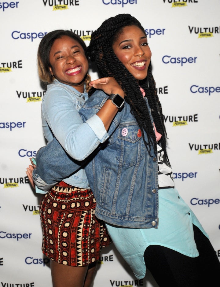 Robinson (left) is the author of "<a href="http://www.barnesandnoble.com/w/you-cant-touch-my-hair-phoebe-robinson/1123526730?type=eBook" target="_blank" role="link" class=" js-entry-link cet-external-link" data-vars-item-name="You Can't Touch My Hair" data-vars-item-type="text" data-vars-unit-name="584ec8a8e4b0e05aded4b7df" data-vars-unit-type="buzz_body" data-vars-target-content-id="http://www.barnesandnoble.com/w/you-cant-touch-my-hair-phoebe-robinson/1123526730?type=eBook" data-vars-target-content-type="url" data-vars-type="web_external_link" data-vars-subunit-name="article_body" data-vars-subunit-type="component" data-vars-position-in-subunit="15">You Can't Touch My Hair</a>." Williams (right) is a former correspondent for "The Daily Show."
