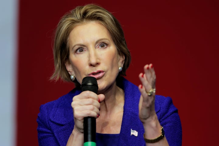 Carly Fiorina was impressed that President-elect Donald Trump "has really cool stuff in his office."