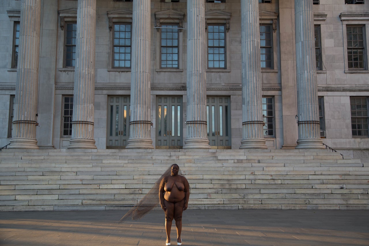 "Lenapehoking, in the land of the Lenape," Borough Hall, 2016