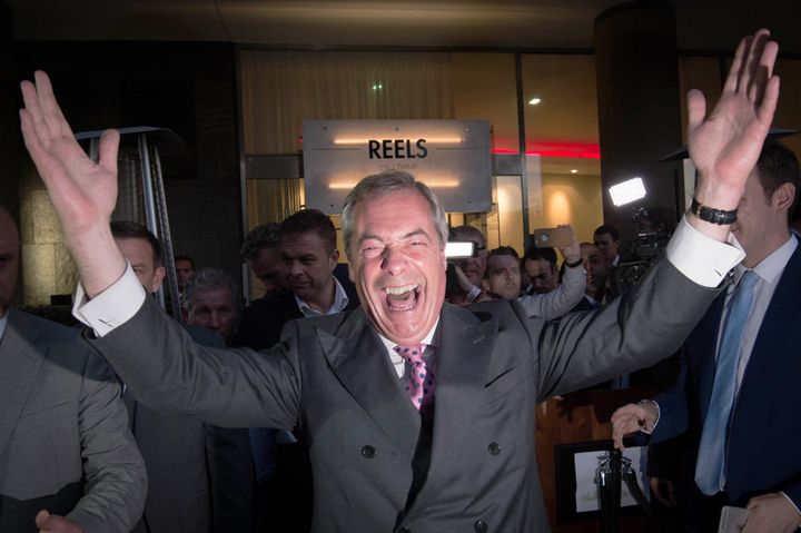 Nigel Farage: "Oh dear, oh dear, oh dear. More backsliding."