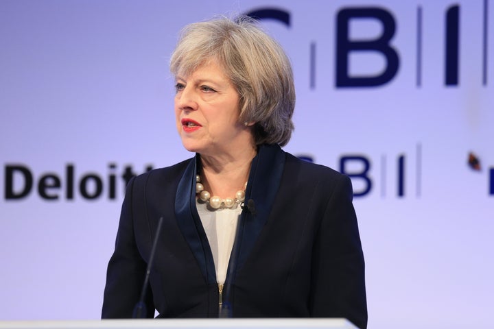 <strong>Theresa May last month: "Others have made this point, that people don’t want a cliff-edge."</strong>