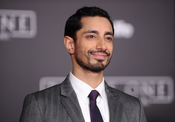 Riz Ahmed at the premiere of "Rogue One: A Star Wars Story." 
