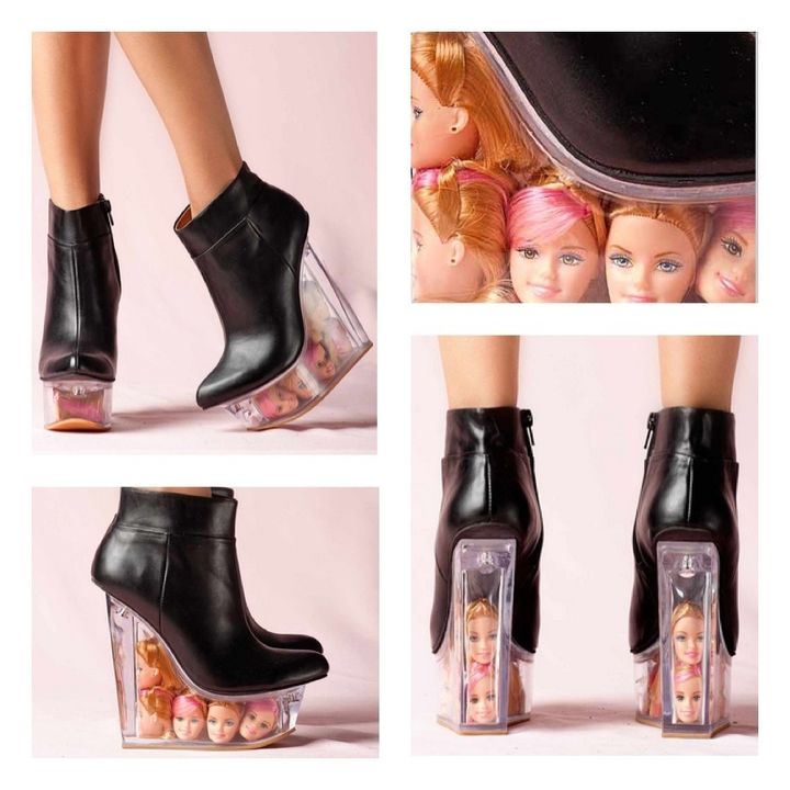 Pinterest - Jeffrey Campbells Icy Wedge with Barbie Doll Heads