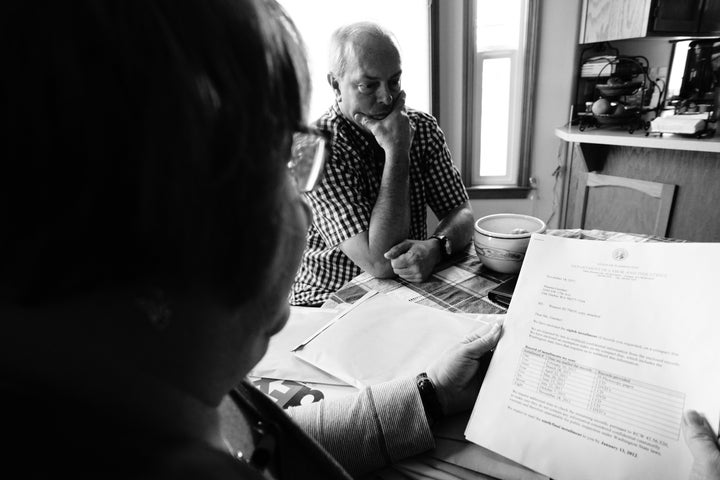 Paul and Shauna Gumbel at their home in Oak Harbor, Washington.