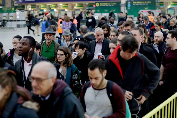 Many people braved Tuesday's strike action in the battle to get to work