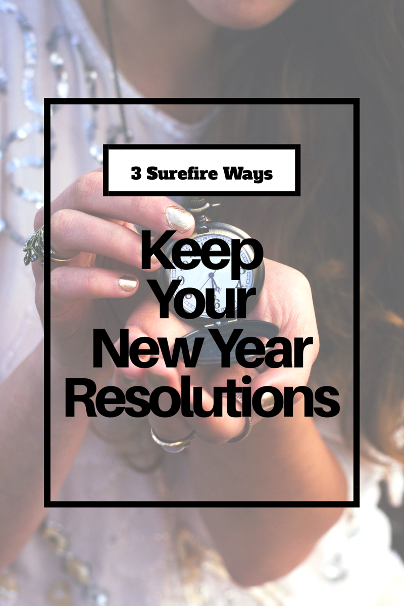 Commit to Your New Years Resolutions