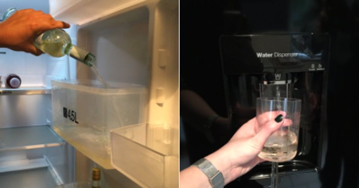 Genius Woman Turns Fridge Into Instant Wine Dispenser | HuffPost UK Life