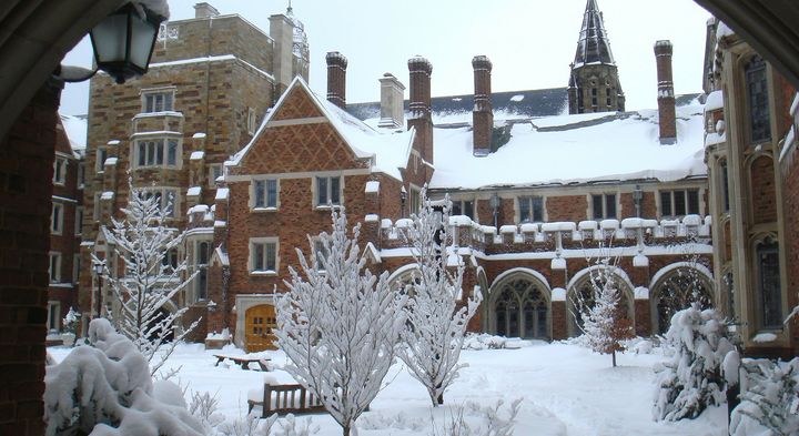 Snowfall at College - Learn More About College Admissions