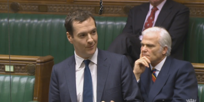 George Osborne in the Commons