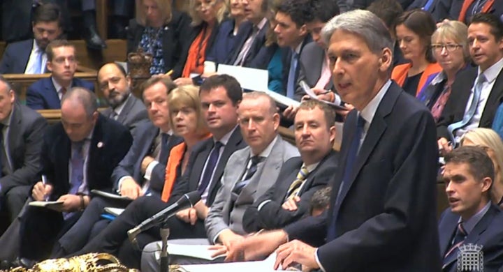 Chancellor Philip Hammond delivers the Autumn Statement