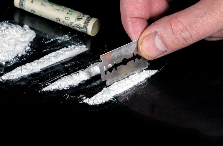 The concentration of cocaine in the English capital is lower at the weekends (file picture)