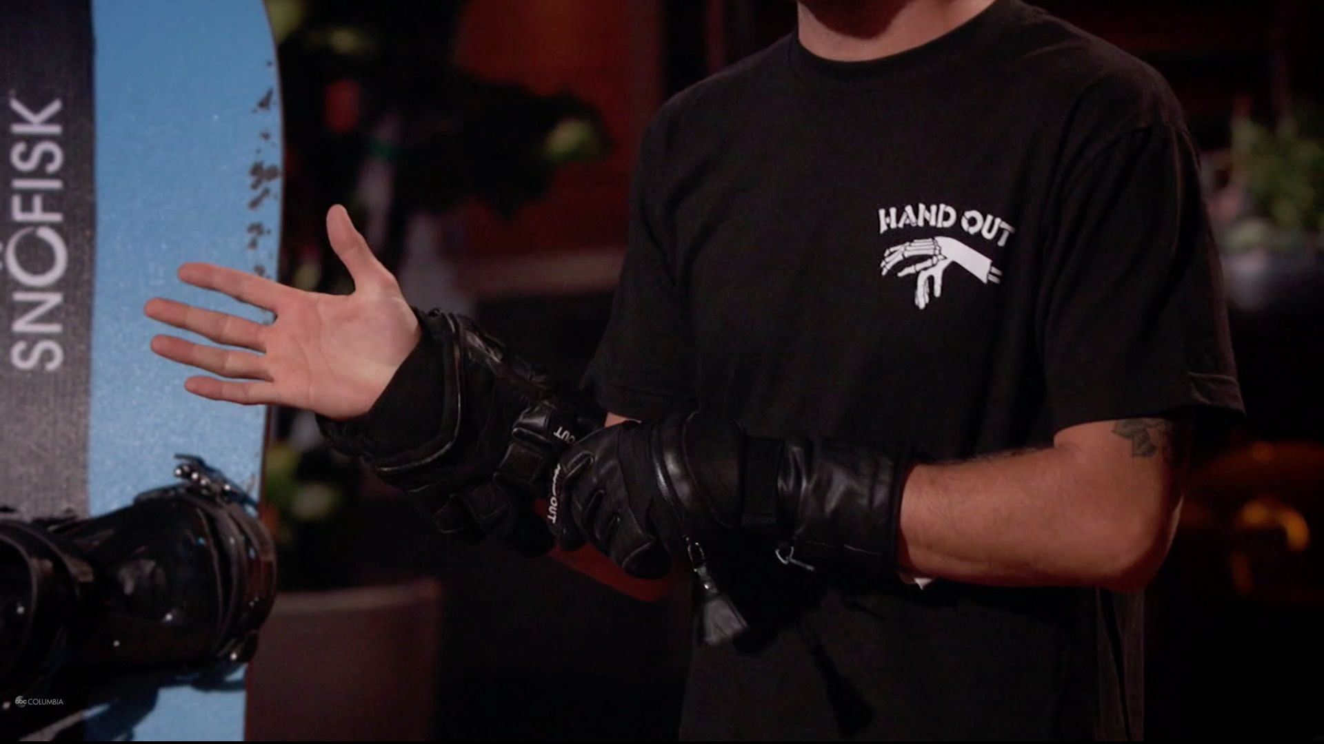 hand out gloves shark tank