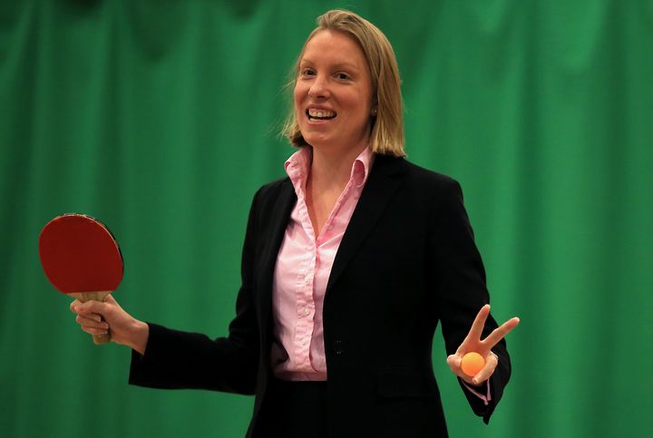 Sports minister Tracey Crouch