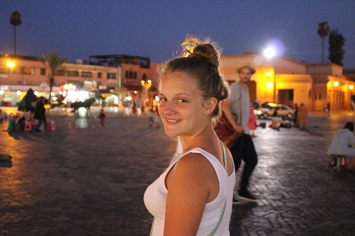 The author’s daughter, Emma, in Morocco