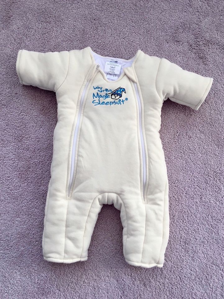 Ben Brucker ordered Baby Merlin’s Magic SleepSuit to help their newborn sleep better.