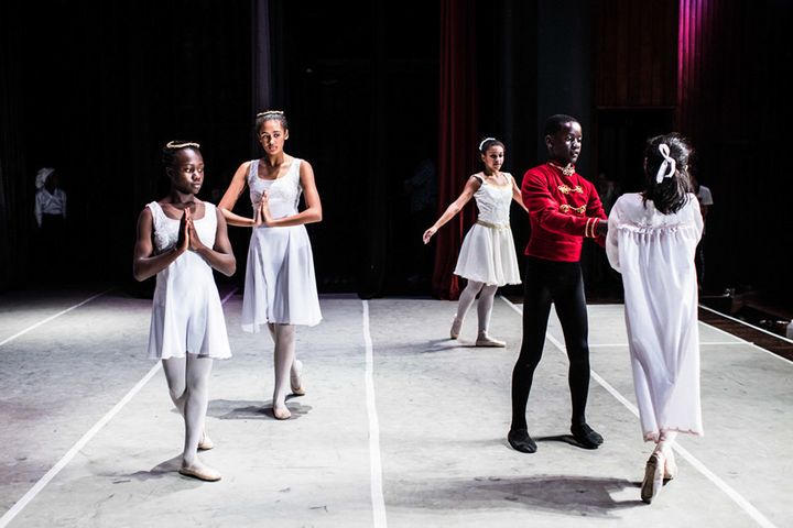 Pamela and George both play a big part in "The Nutcracker" at the national theatre.