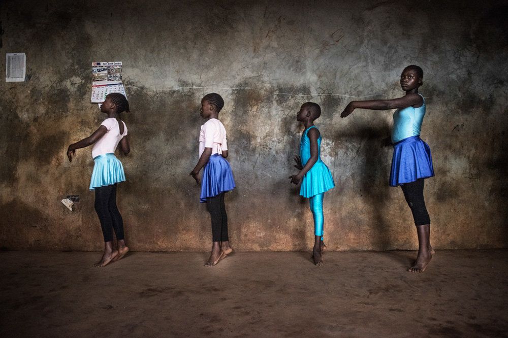 Fredrik Lerneryd spent a year and a half photographing ballet dancers in the Kibera neighborhood of Nairobi.
