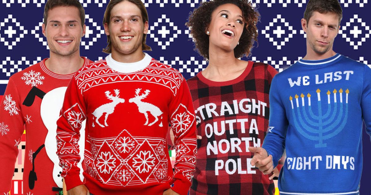 Straight outta the on sale north pole sweater