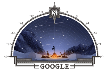 The 105th anniversary of the expedition is celebrated with a Google Doodle 