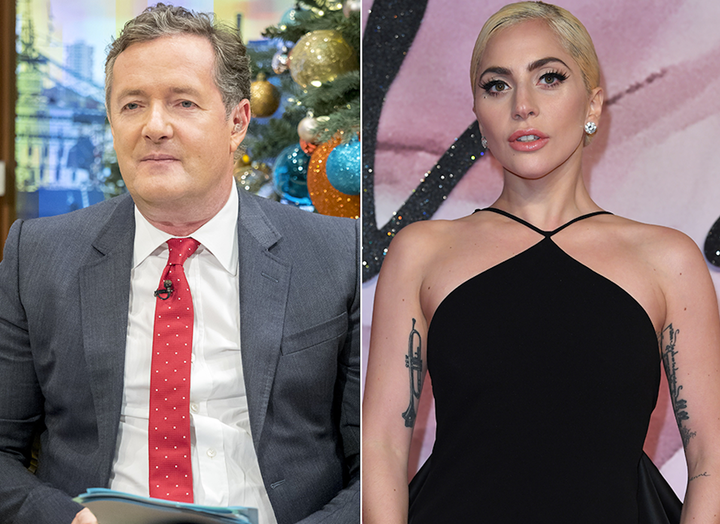 Piers Morgan and Lady Gaga 