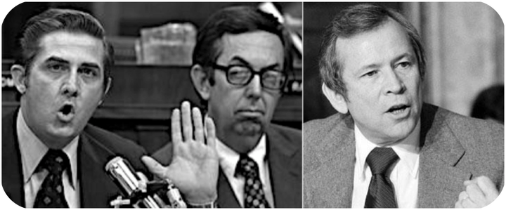 Congressmen Lawrence Hogan and M. Caldwell Butler; Senator Howard Baker