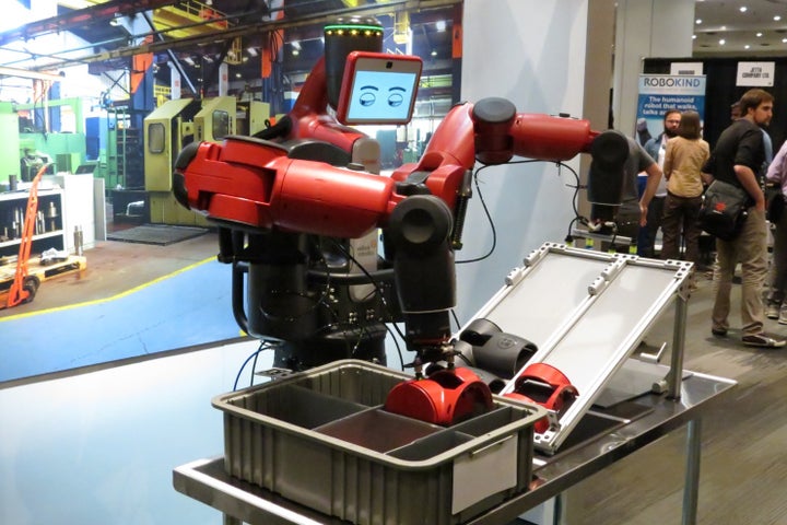 <p>Baxter, the blue-collar robot</p>