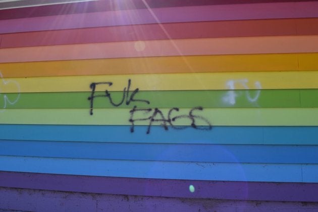 westboro baptist church building vandalism