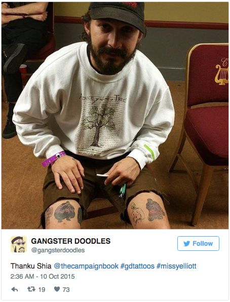 Learn The Meaning Behind Shia Labeouf's Tattoos