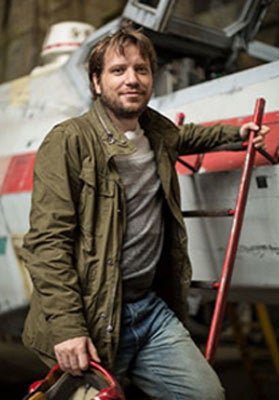 <p>Gareth Edwards on the set of “Rogue One: A Star Wars Story.”</p>