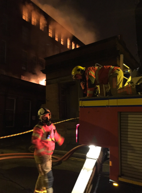 <strong>70 firefighters are at the scene </strong>