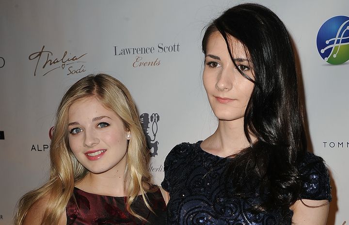 Jackie Evancho, left, and her sister Juliet are strong backers of transgender rights.