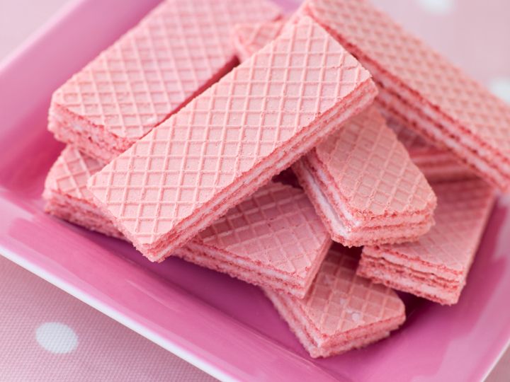 Rivington Biscuits make Pink Panther wafers.