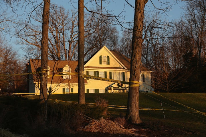 The house where Adam Lanza shot his mother before killing 26 others at Sandy Hook Elementary School.