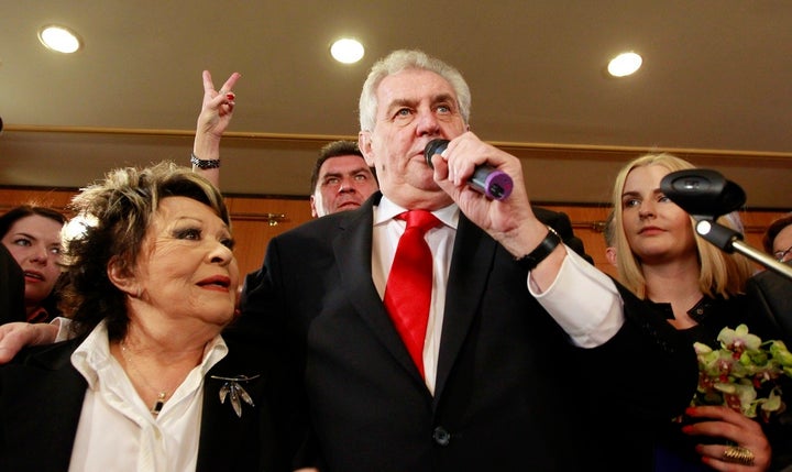 Czech president Milos Zeman.