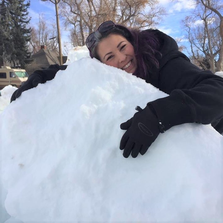 <p>Kerri Ertman on the first day of the competition </p>
