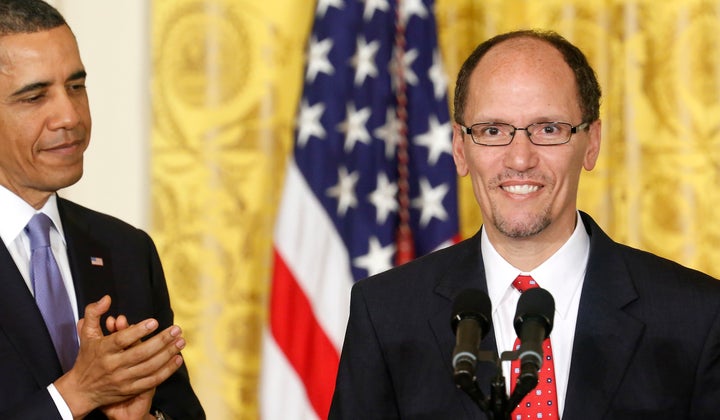 President Barack Obama is reportedly backing his labor secretary, Tom Perez, for DNC chair.