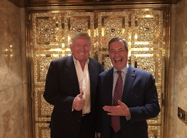 Trump and Farage in that picture.