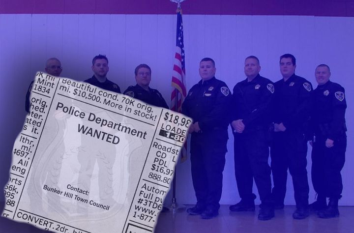 The entire police department in the town of Bunker Hill, Indiana, resigned this week.