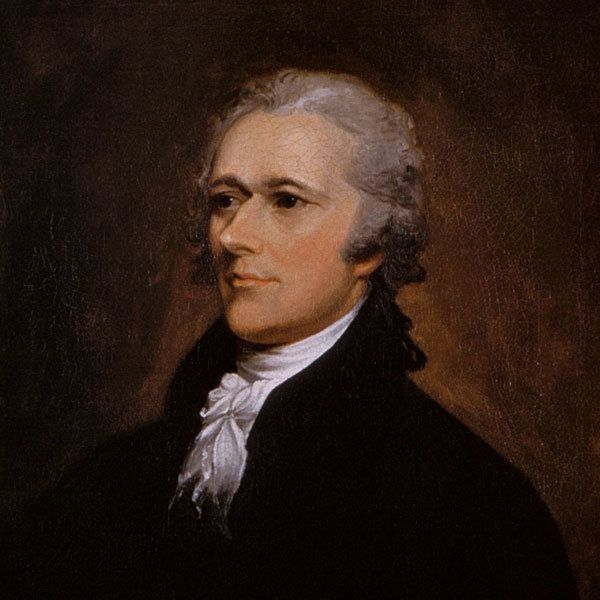 Alexander Hamilton portrait by John Trumbull, 1806