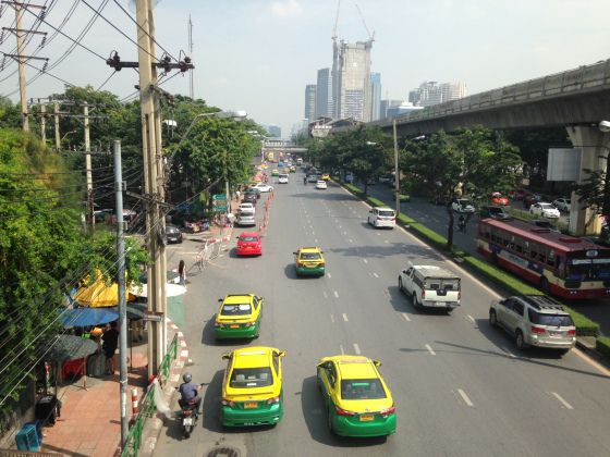 Traffic in Bangkok. 