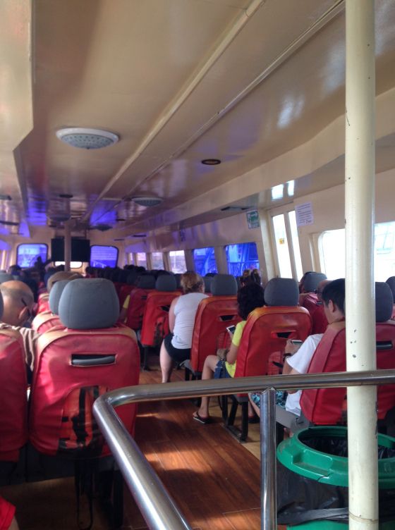 Ferry from Krabi to Phi Phi. 