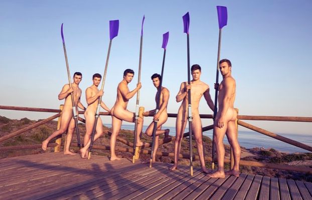<strong>The team have been getting naked for charity since 2009 </strong>