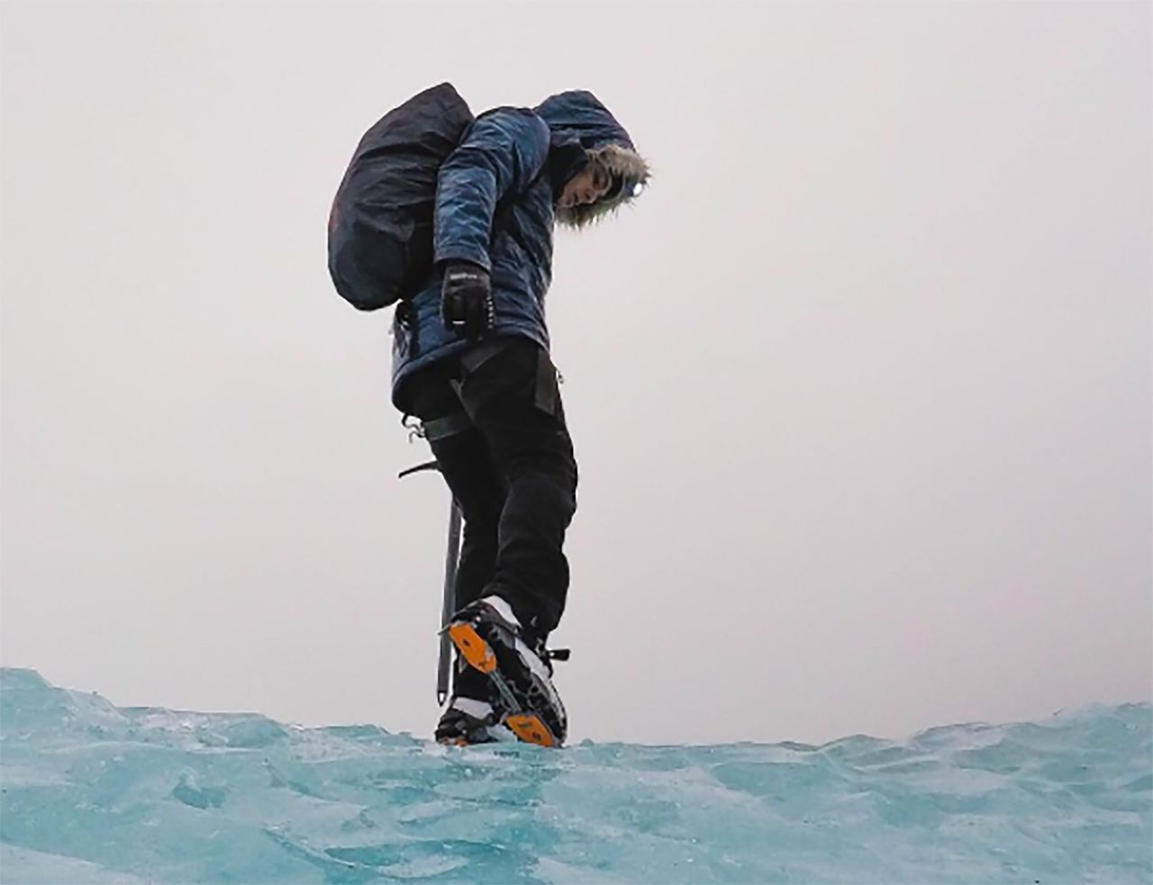 <strong>Chase pictured in Iceland earlier this month - on his first expedition as Director of Toughness</strong>