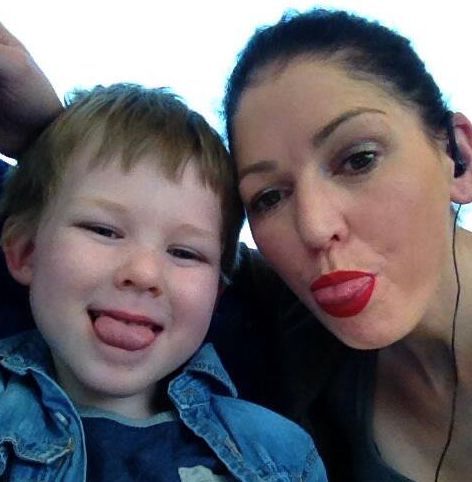 <strong>Sinead Higgins and her son Oisin O’Driscoll</strong>