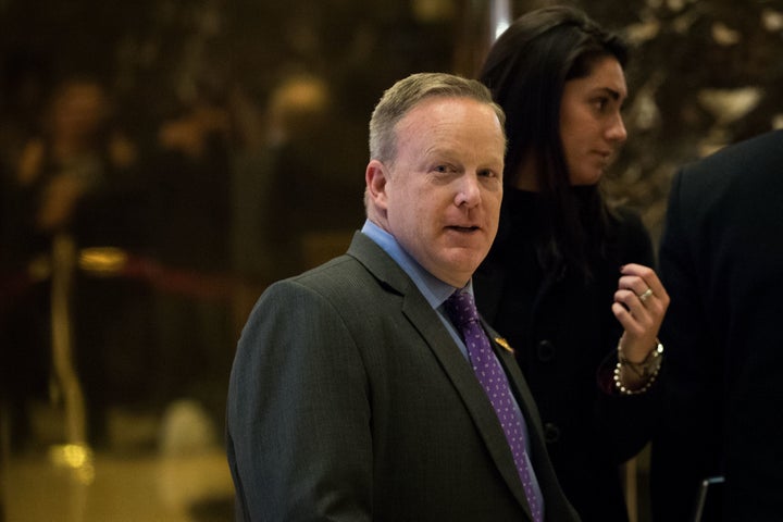Sean Spicer is a leading candidate for White House press secretary.