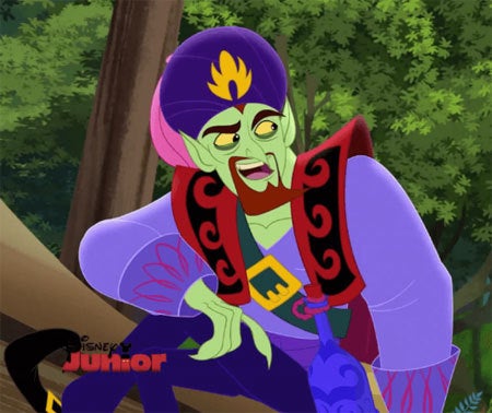Dread the Evil Genie, the character that David Tennant voices for Disney Junior’s “Jake and the Neverland Pirates.”