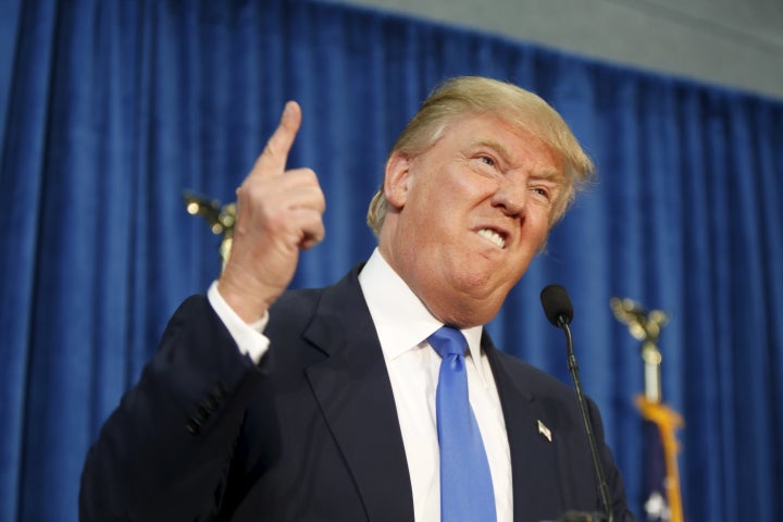 Donald Trump at a campaign rally in June 2015.